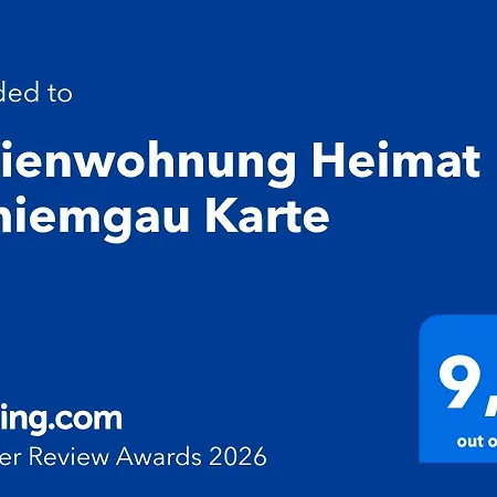 Heimat | Chiemgau Karte Appartement Grassau (Bavaria)